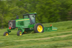 John Deere Unveils New Series Self Propelled Windrowers For Dairy Herd